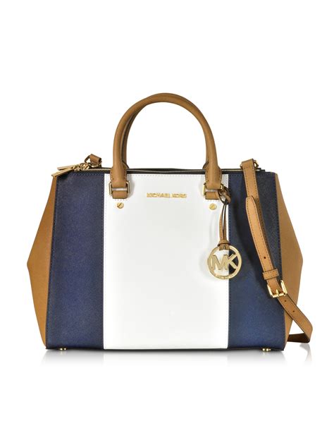 brown & tangerine color block satchel michael kors|breaking browns news.